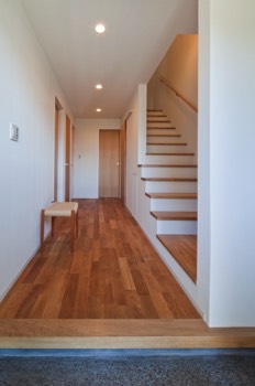 House B/C first floor entrance and stairs   House B/C first floor entrance and stairs